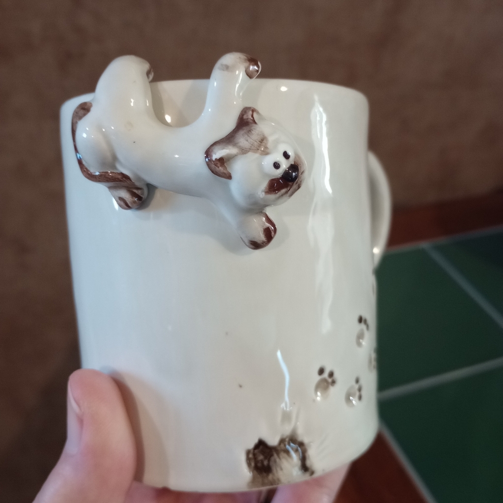 Cat Print Mug - Picture 8 of 8